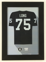 Howie Long Raiders Custom Framed Art Print at PristineAuction.com