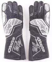Hailie Deegan Signed & Race-Used 2026 NASCAR Gloves (Deegan COA) at PristineAuction.com