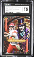 Patrick Mahomes 2025 Wild Card Jokers Wild National Joker Lazers #SDNJ-PMNd2 #1/1 (CGC 10) at PristineAuction.com