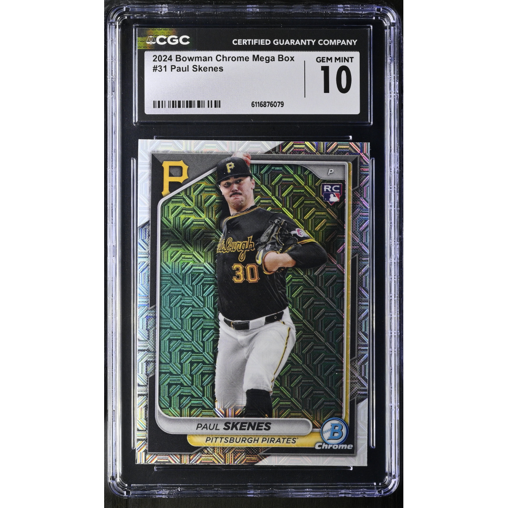 Paul Skenes 2024 Bowman Chrome Mega Box #31 RC (CGC 10) at PristineAuction.com