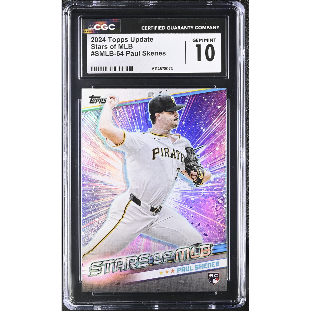 Paul Skenes 2024 Topps Update Stars Of MLB #SMLB64 RC (CGC 10) at PristineAuction.com