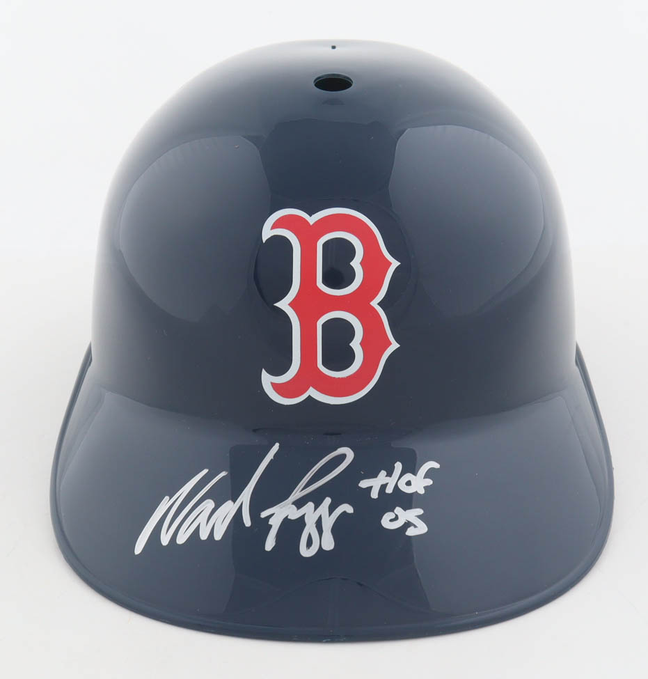 Wade Boggs Signed Red Sox Full-Size Batting Helmet Inscribed "HOF 05" (Schwartz) at PristineAuction.com Wade Boggs Signed Red Sox Full-Size Batting Helmet Inscribed "HOF 05" (Schwartz) at PristineAuction.com