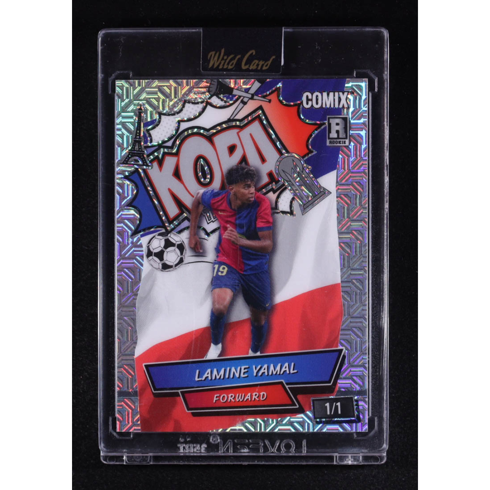 Lamine Yamal 2025 Wild Card Black Label Kopa Mojo #ACBLKLY11 #1/1 RC at PristineAuction.com