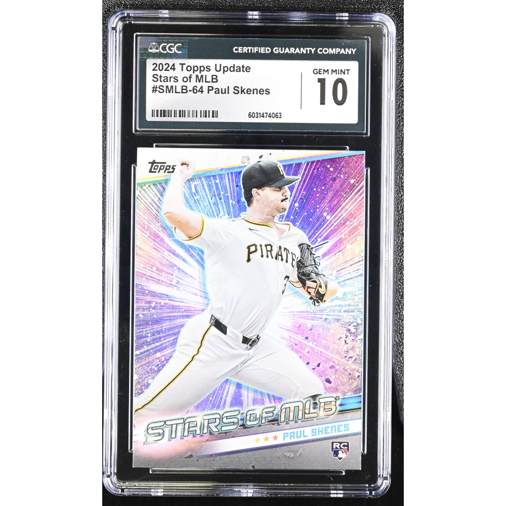 Paul Skenes 2024 Topps Update Stars Of MLB #SMLB64 RC (CGC 10) at PristineAuction.com