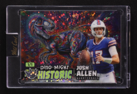 Josh Allen 2024 Wild Card Alumination Dino-Might Historic Velociraptor Disco #PHRAP2-JA #1/1 at PristineAuction.com