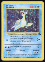 Lapras 1999 Pokemon Fossil Unlimited #10 Holo at PristineAuction.com