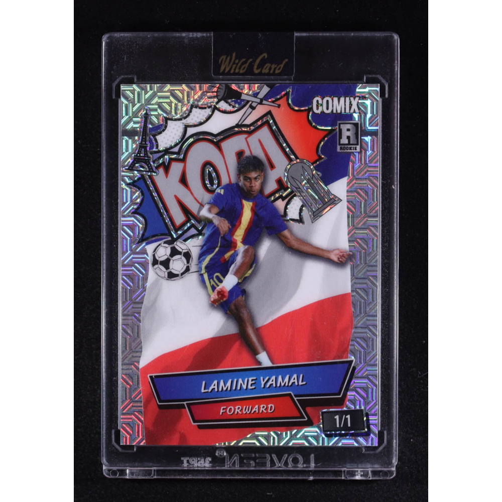 Lamine Yamal 2025 Wild Card Black Label Kopa Mojo #ACBLKLY13 #1/1 RC at PristineAuction.com