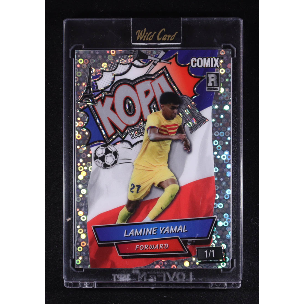 Lamine Yamal 2025 Wild Card Black Label Kopa Disco #ACBLKLY08 #1/1 RC at PristineAuction.com