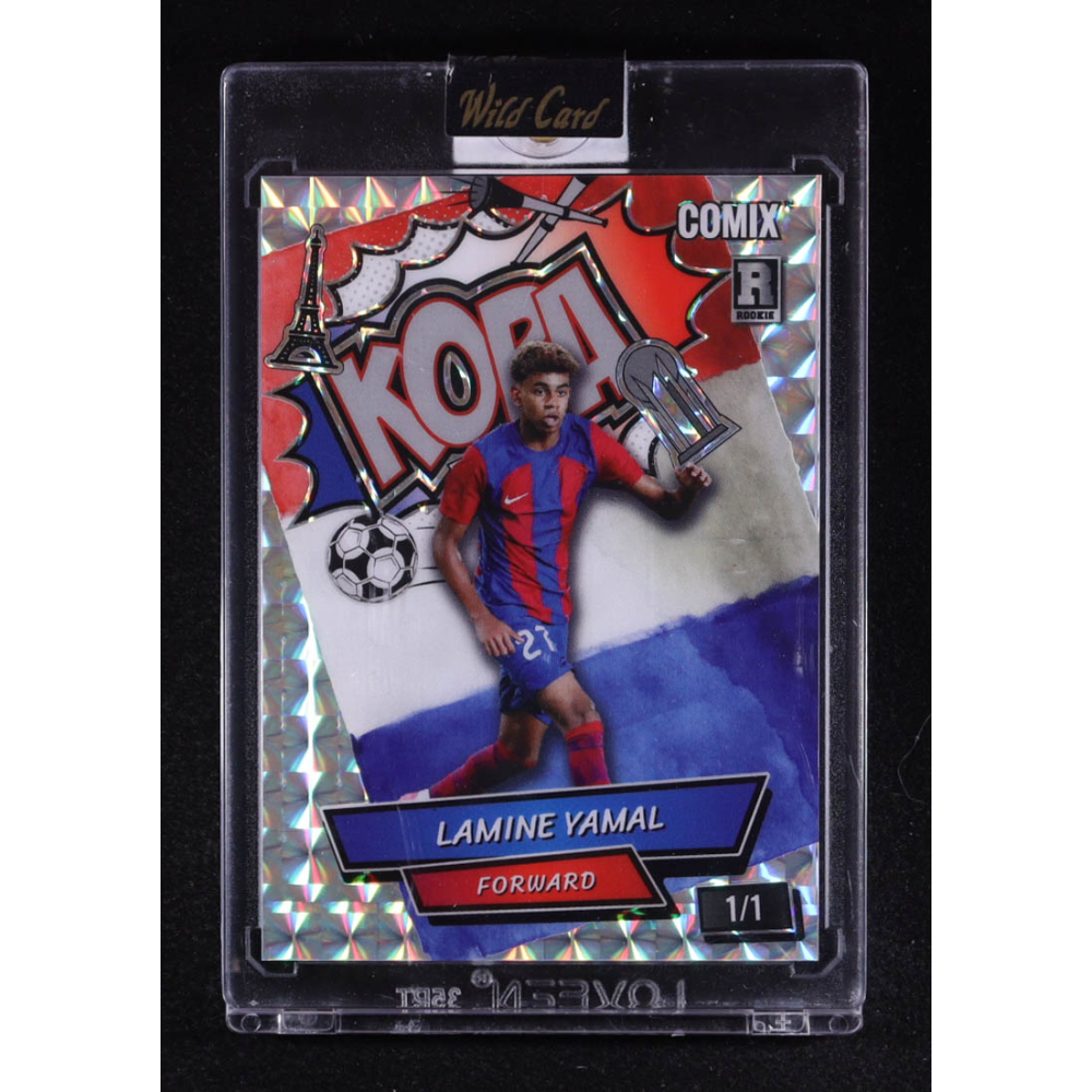 Lamine Yamal 2025 Wild Card Black Label Kopa Mosaic #ACBLKLY12 #1/1 RC at PristineAuction.com