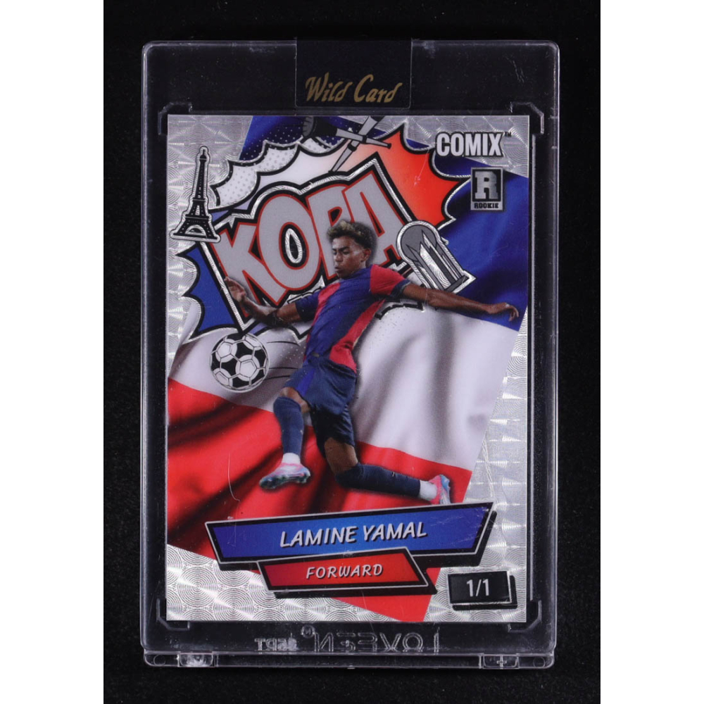 Lamine Yamal 2025 Wild Card Black Label Kopa Mosaic #ACBLKLY06 #1/1 RC at PristineAuction.com