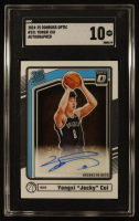 Yongxi "Jacky" Cui 2024-25 Donruss Optic #331 RR AU RC (SGC 10) at PristineAuction.com