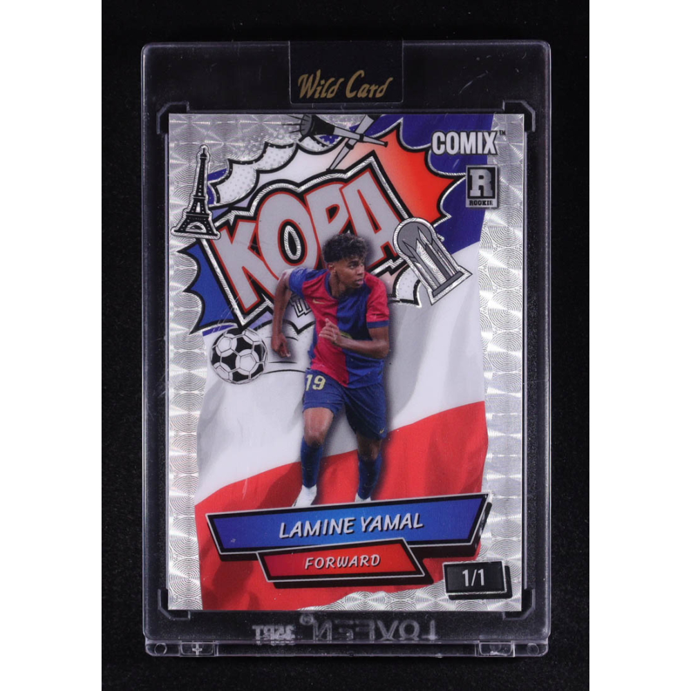 Lamine Yamal 2025 Wild Card Black Label Kopa Mosaic #ACBLKLY11 #1/1 RC at PristineAuction.com