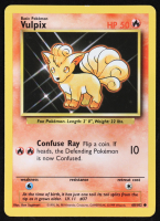 Vulpix Pokemon 1999 Pokemon Base Unlimited #68 at PristineAuction.com