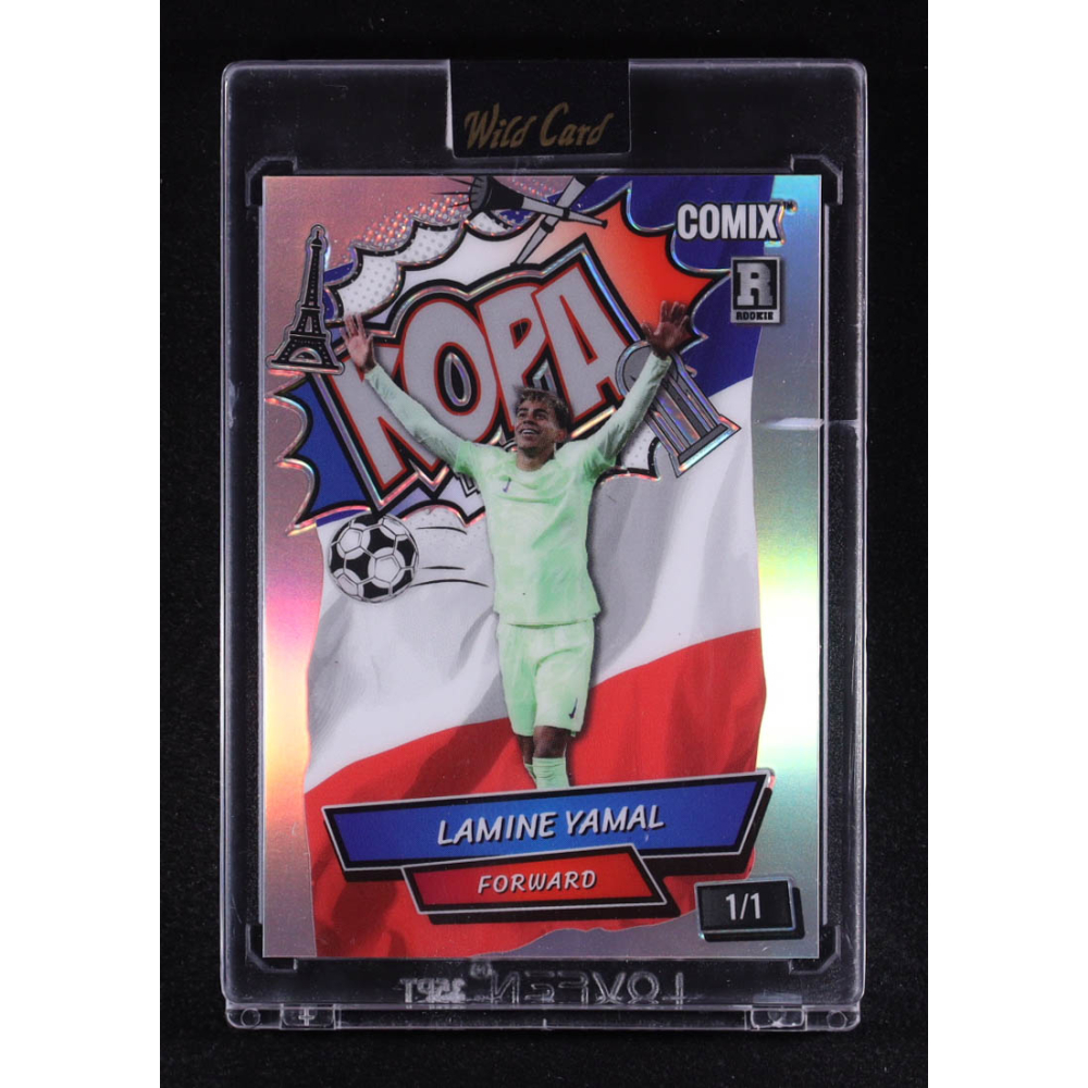 Lamine Yamal 2025 Wild Card Black Label Kopa Rainbow Foil #ACBLKLY04 #1/1 RC at PristineAuction.com