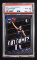 Luka Doncic 2019-20 Panini Mosaic Got Game? #11 (PSA 10) at PristineAuction.com