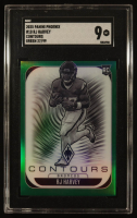 RJ Harvey 2025 Panini Phoenix Contours Green #10 #27/99 RC (SGC 9) at PristineAuction.com