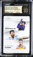 Ken Griffey Jr. / Lionel Messi / Stephen Curry 2024 Leaf Special Release Exclusive Legends Edition #ELE-50 (CGC 10 | Black Label) at PristineAuction.com