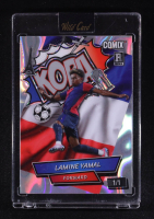Lamine Yamal 2025 Wild Card Black Label Kopa Lava #ACBLKLY06 #1/1 RC at PristineAuction.com