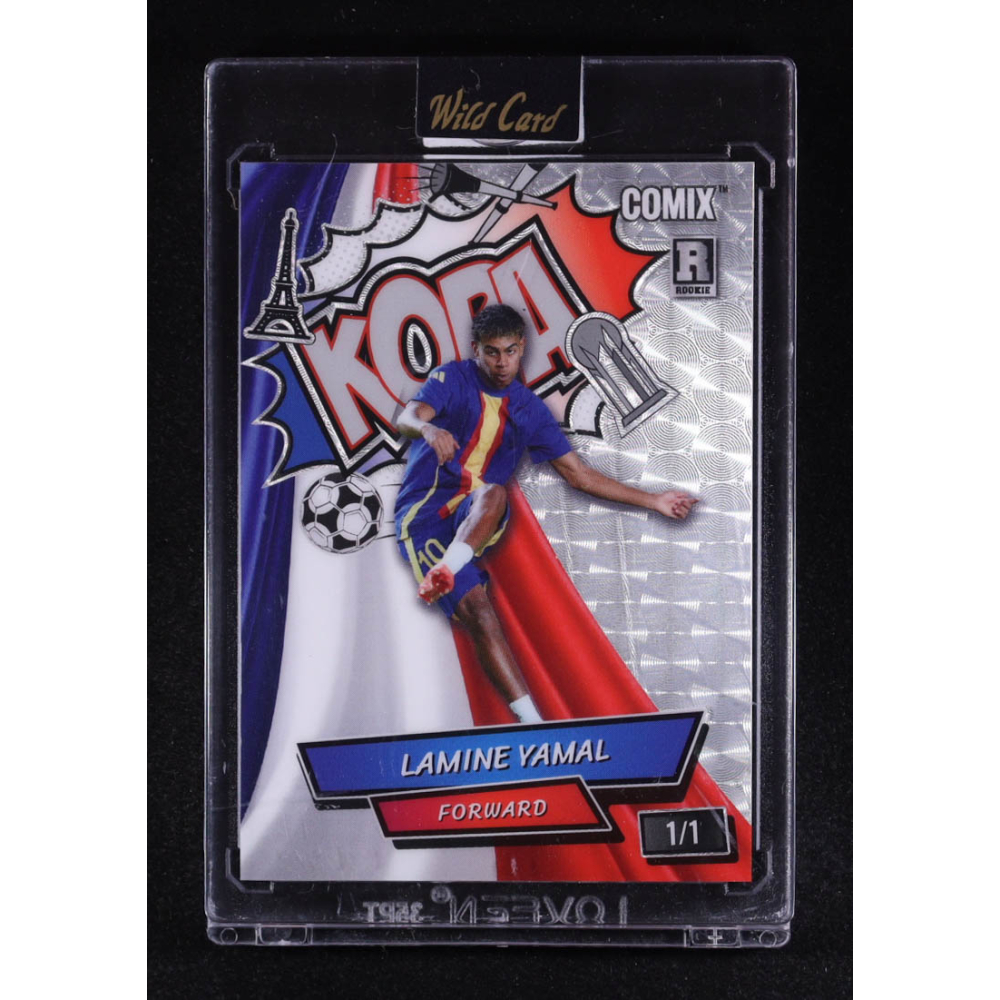 Lamine Yamal 2025 Wild Card Black Label Kopa Mosaic #ACBLKLY13 #1/1 RC at PristineAuction.com