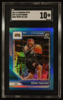 Allen Iverson 2024-25 Donruss Optic Aqua #237 #221/225 LGD (SGC 10) at PristineAuction.com