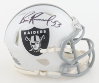 Bill Romanowski Signed Raiders Speed Mini Helmet (Beckett) at PristineAuction.com
