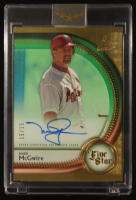 Mark McGwire 2024 Topps Five Star Autographs Gold #FSAMMG #15/15 at PristineAuction.com
