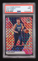 Luka Doncic 2019-20 Panini Mosaic Mosaic Camo Pink #44 (PSA 9) at PristineAuction.com