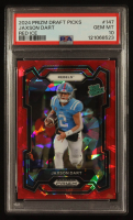 Jaxson Dart 2024 Panini Prizm Draft Picks Prizms Red Ice #147 RC (PSA 10) at PristineAuction.com