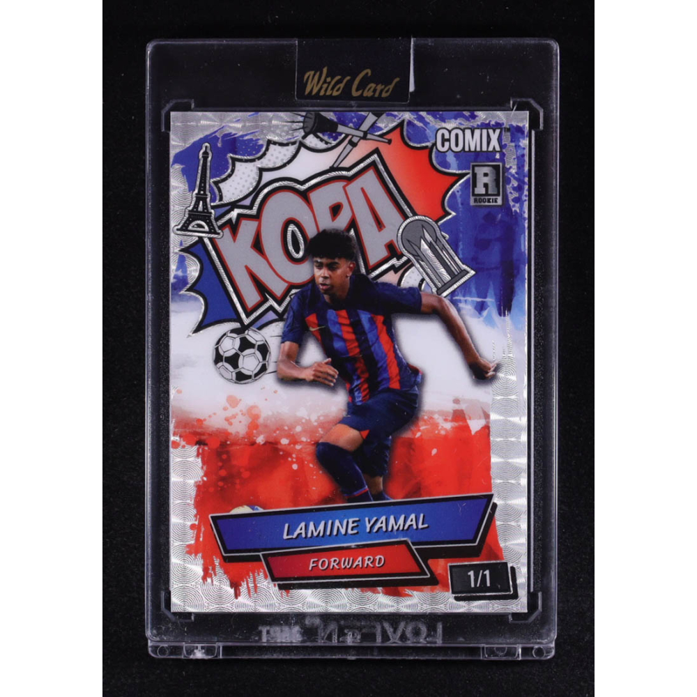 Lamine Yamal 2025 Wild Card Black Label Kopa Mosaic #ACBLKLY10 #1/1 RC at PristineAuction.com