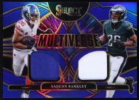 Saquon Barkley 2025 Select Multiverse Jerseys Prizm Blue #40 at PristineAuction.com