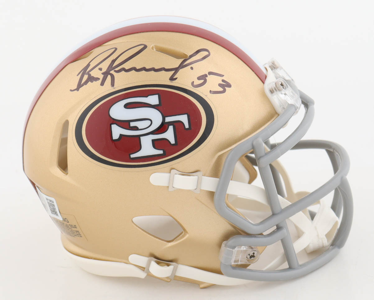 Bill Romanowski Signed 49ers Speed Mini Helmet (Beckett) at PristineAuction.com Bill Romanowski Signed 49ers Speed Mini Helmet (Beckett) at PristineAuction.com