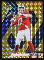 Josh Allen 2025 Panini Mosaic Reactive Yellow #150 at PristineAuction.com
