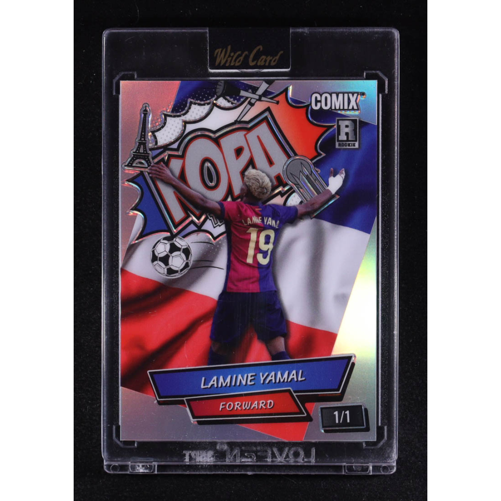 Lamine Yamal 2025 Wild Card Black Label Kopa Rainbow Foil #ACBLKLY05 #1/1 RC at PristineAuction.com