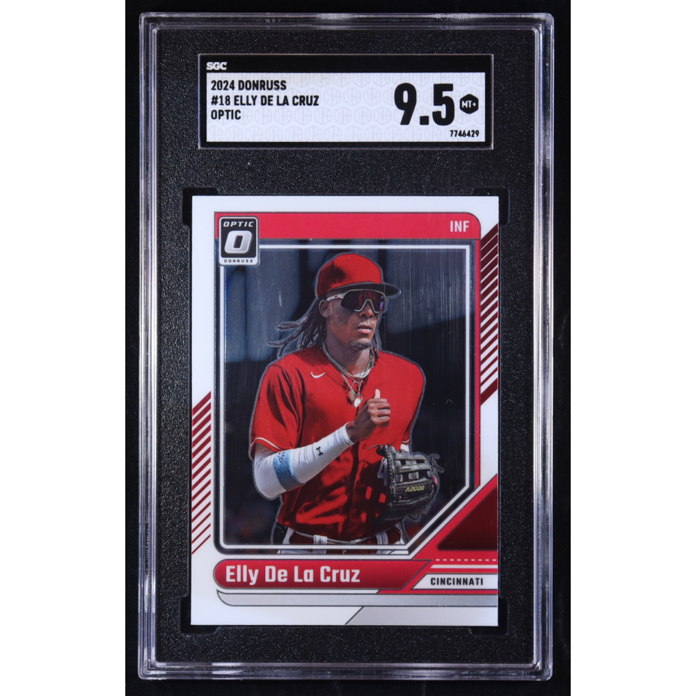 Elly De La Cruz 2024 Donruss Optic #18 (SGC 9.5) at PristineAuction.com