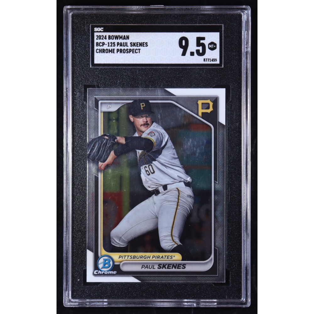 Paul Skenes 2024 Bowman Chrome Prospects #BCP125 RC (SGC 9.5) at PristineAuction.com