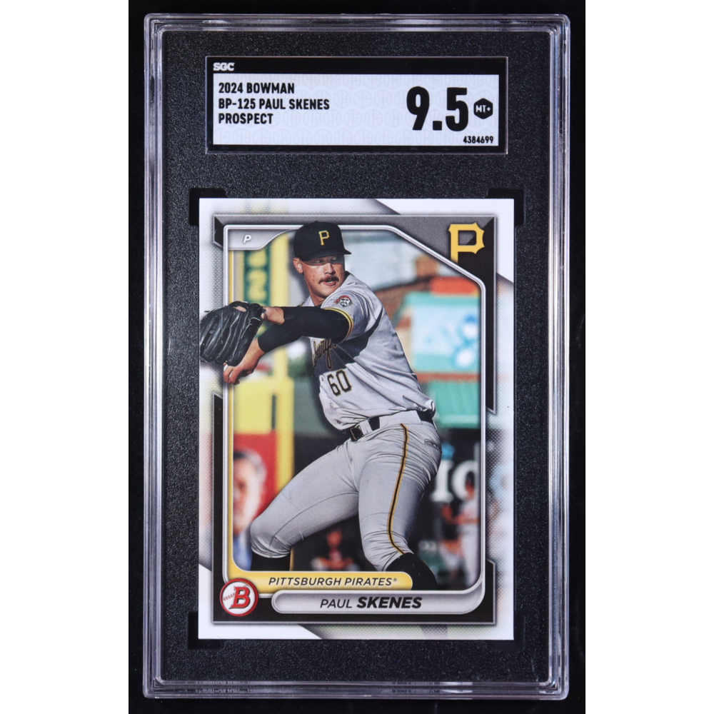 Paul Skenes 2024 Bowman Prospects #BP125 RC (SGC 9.5) at PristineAuction.com