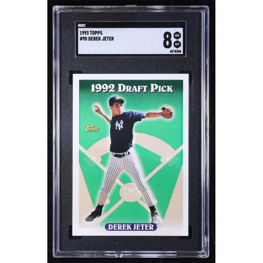 Derek Jeter 1993 Topps #98 RC (SGC 8) at PristineAuction.com