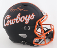 Barry Sanders Signed Oklahoma State Cowboys Full-Size Speed Helmet (Schwartz) at PristineAuction.com