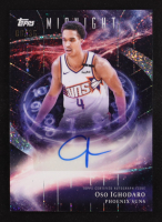 Oso Ighodaro 2025-26 Topps Midnight Stroke of Midnight Autographs Winter Solstice #SMOI #06/35 at PristineAuction.com