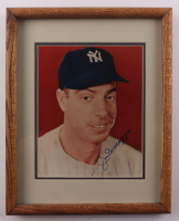 Joe DiMaggio Signed Yankees Custom Framed Photo Display (JSA) at PristineAuction.com