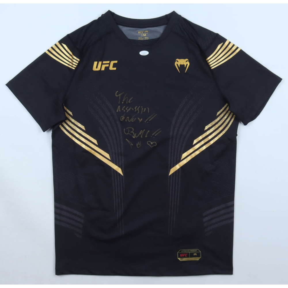 Brandon Moreno Signed Venum UFC Authentic T-Shirt Inscribed "The Assassin Baby!!" (JSA) at PristineAuction.com