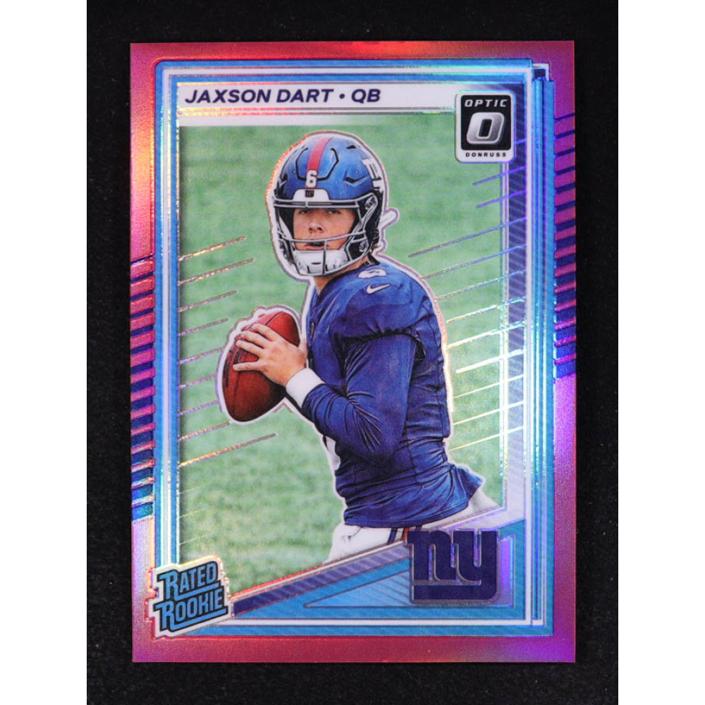 Jaxson Dart 2025 Donruss Optic Pink #273 RR RC at PristineAuction.com