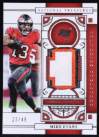 Mike Evans 2025 Panini National Treasures Franchise Treasures #23 #23/49 at PristineAuction.com