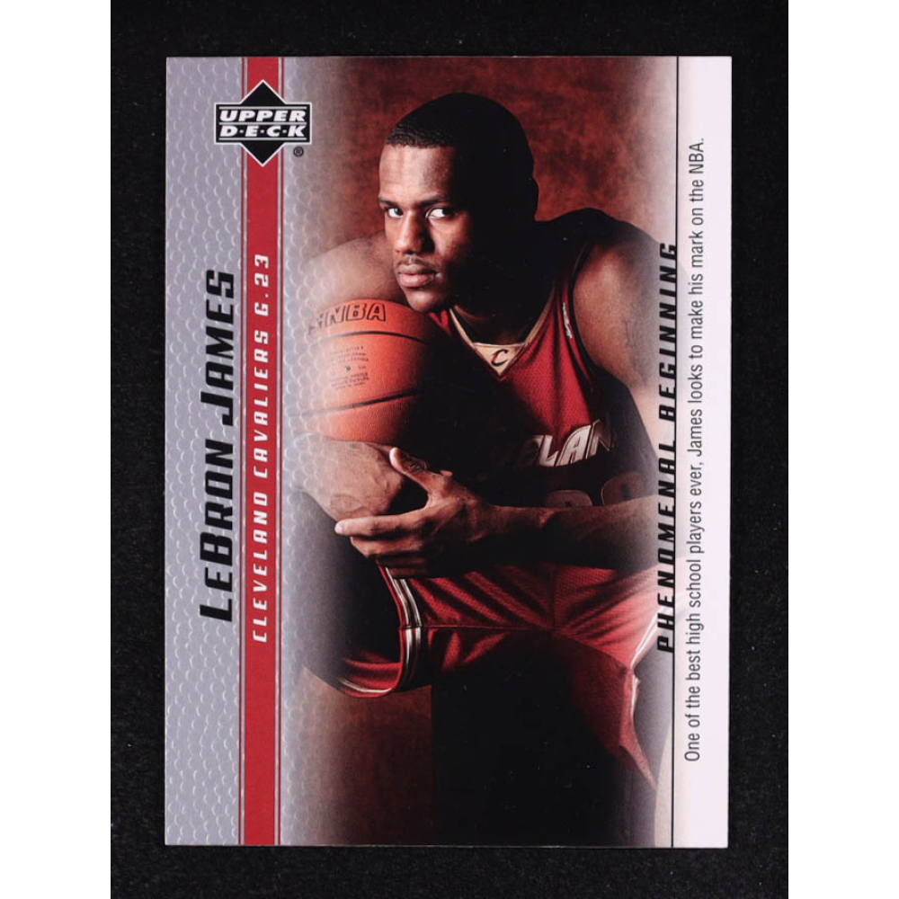 LeBron James 2003-04 Upper Deck Phenomenal Beginning LeBron James #10 RC at PristineAuction.com