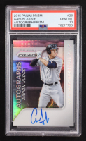 Aaron Judge 2015 Panini Prizm Autograph Prizms #28 RC (PSA 10) at PristineAuction.com