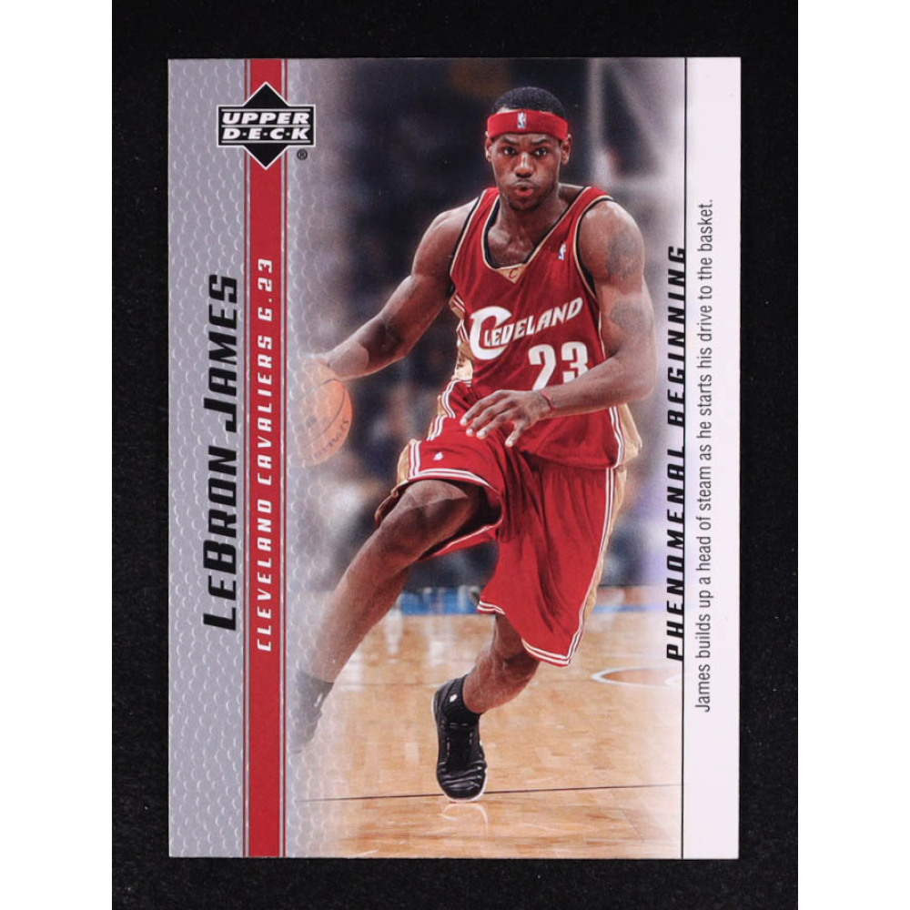 LeBron James 2003-04 Upper Deck Phenomenal Beginning LeBron James #11 RC at PristineAuction.com
