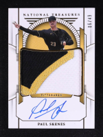 Paul Skenes 2024 Panini National Treasures Prospect Material Signatures Gold #42 RC #06/49 at PristineAuction.com