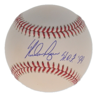 Nolan Ryan Signed OML Baseball Inscribed "HOF '99" (AIV) at PristineAuction.com