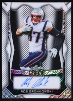 Rob Gronkowski 2025 Leaf Metal Autographs Diagonal Shimmer Silver #MARG1 #5/7 at PristineAuction.com