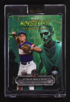 Ethan Holliday 2025 Wild Card Monster Hit Monster Hunt Zombie Green Laser #MHCZ-EH #1/1 at PristineAuction.com